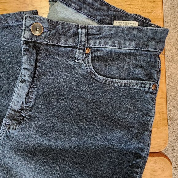 Lee Slender Secret Lower on Waist Bootcut Stretch Denim Jeans - Size 14L - Picture 6 of 9